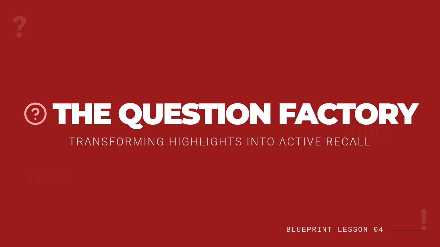 The Question Factory Slides