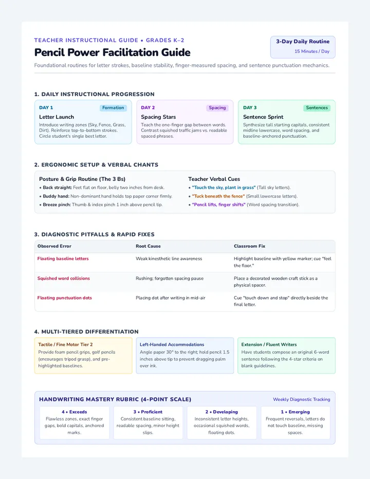 Pencil Power Teacher Guide