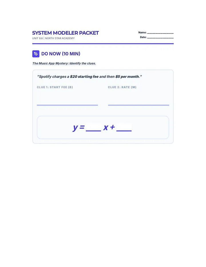 Writing Systems Student Packet