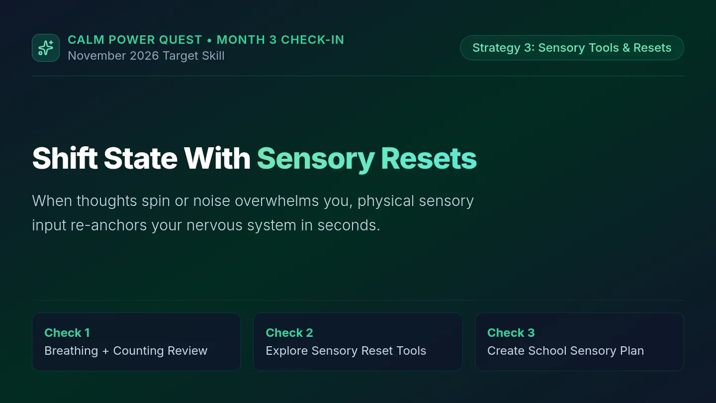 Sensory Reset Slides