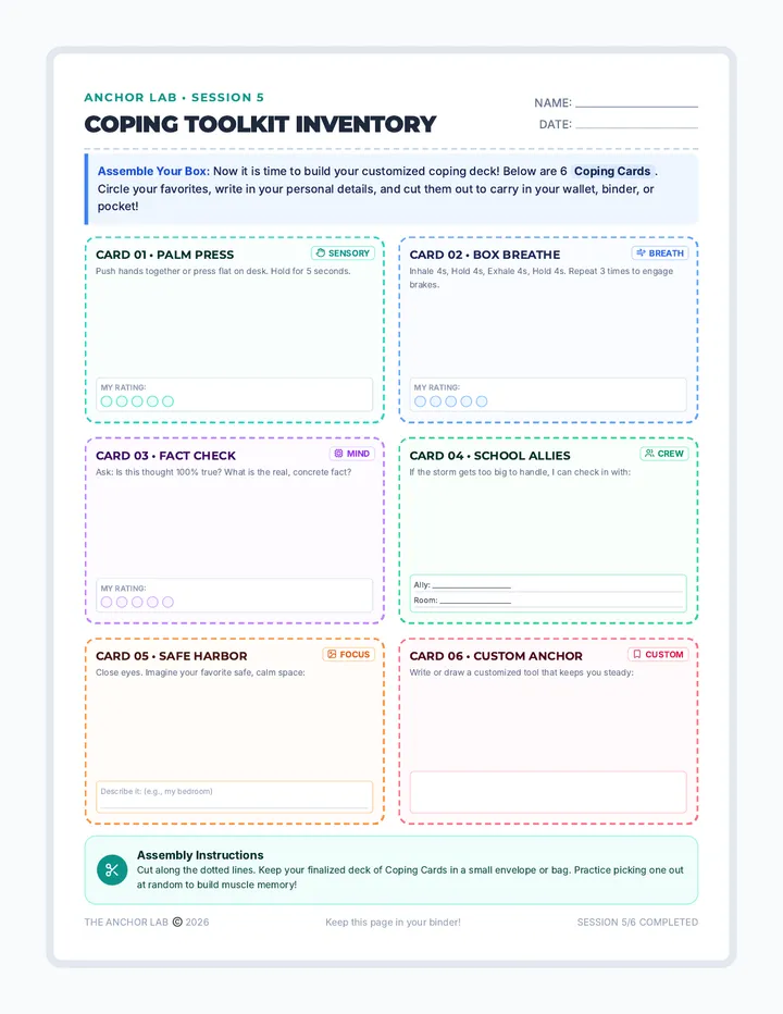 Coping Toolkit Inventory