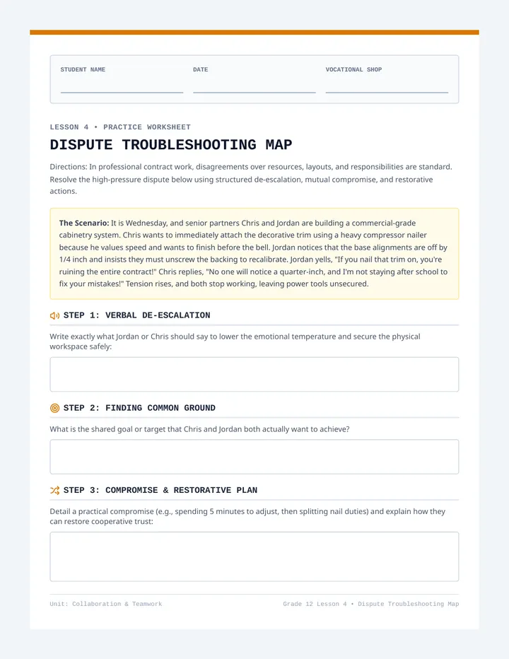 Finding Common Ground Practice Worksheet