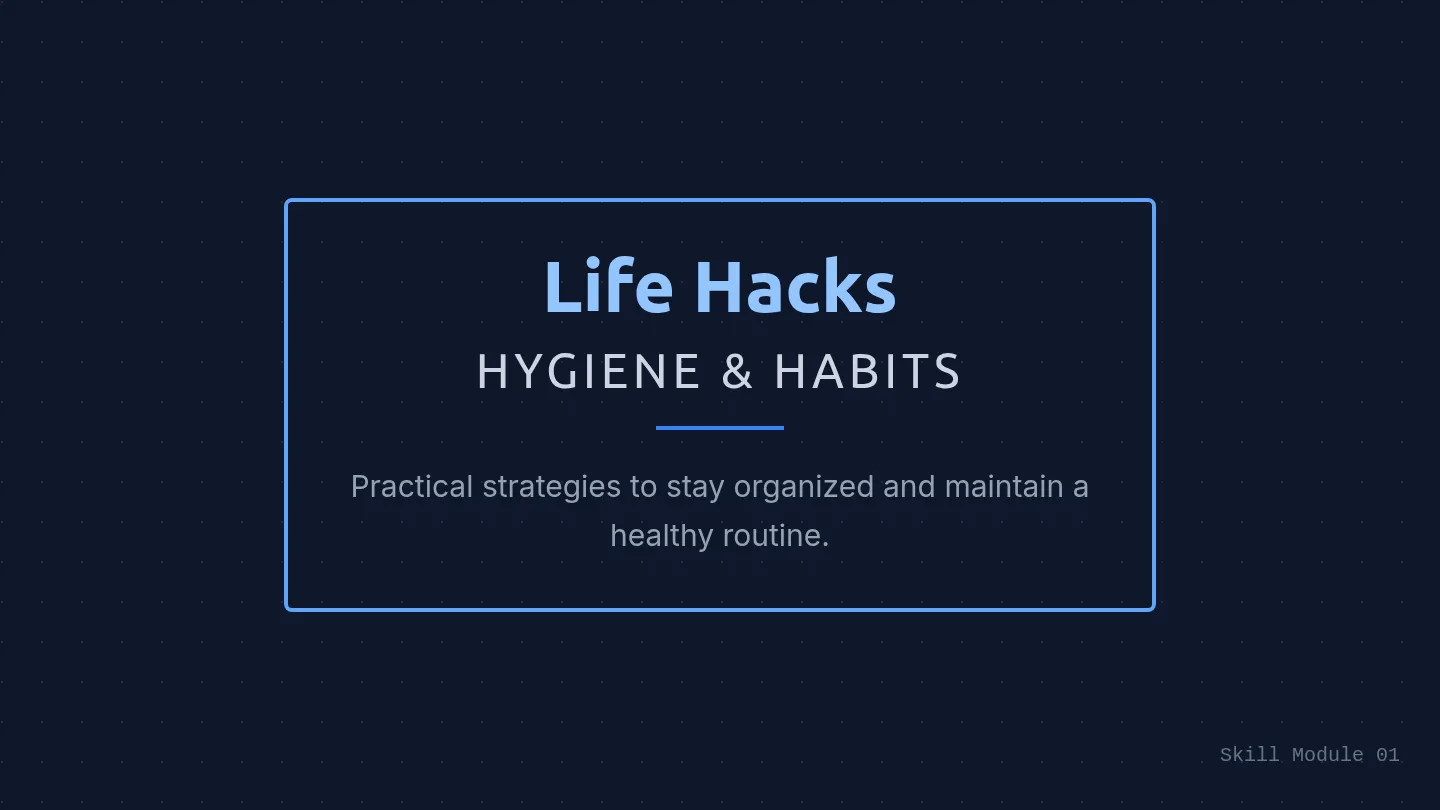 Hygiene and Habits Slides
