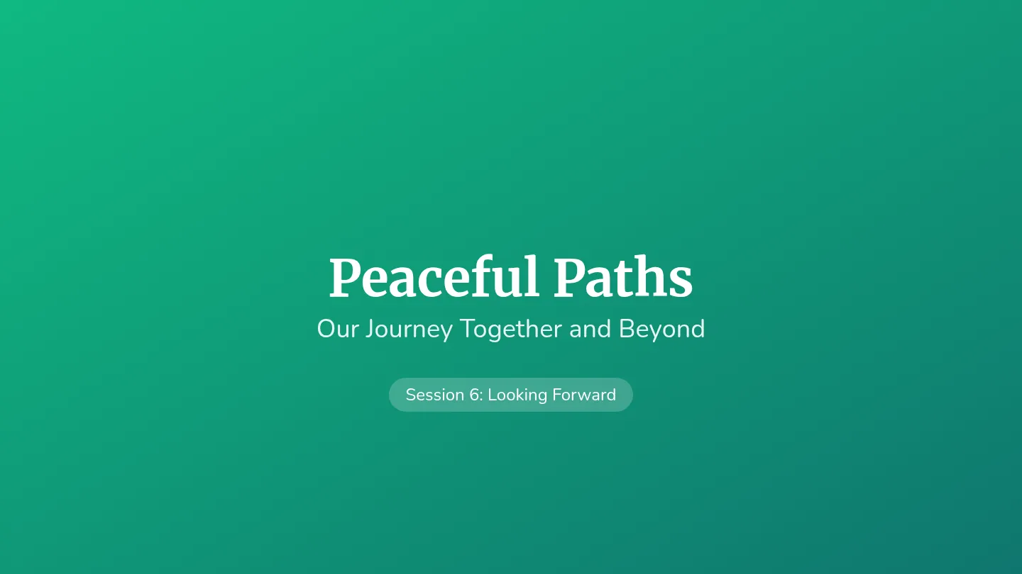 Peaceful Paths Slides