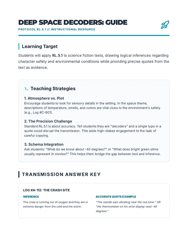 Decoder Handbook Teacher Guide