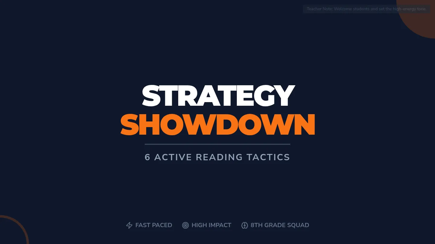 Strategy Showdown Slides Slide Deck