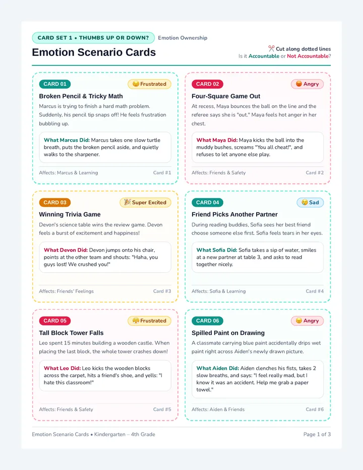Emotion Ownership Cards