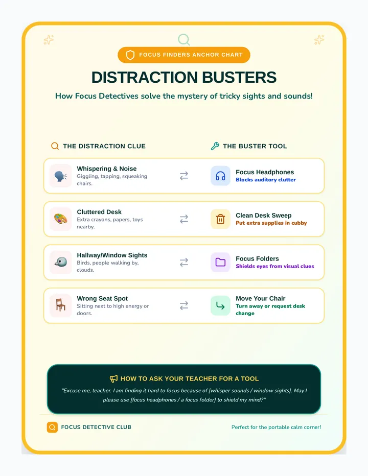Distraction Buster Poster