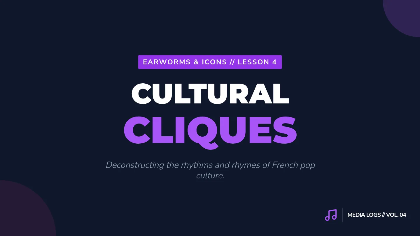 Cultural Cliques Slides