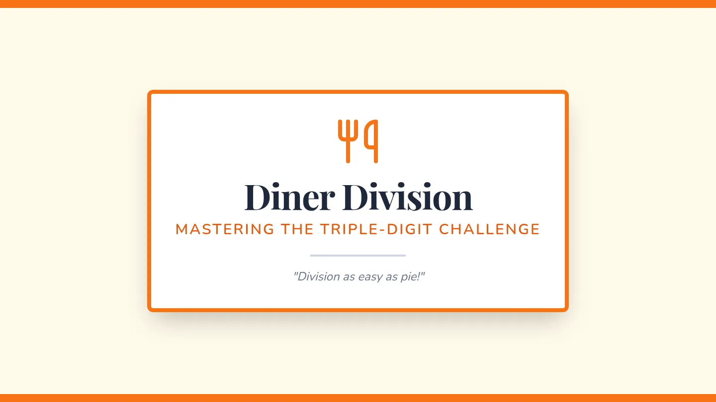 Diner Division Slides