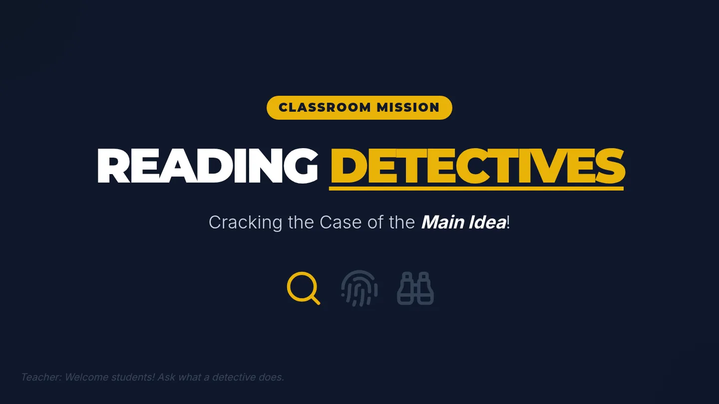 Reading Detectives Slides