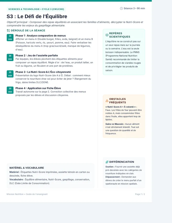Défi de l'Équilibre Kit