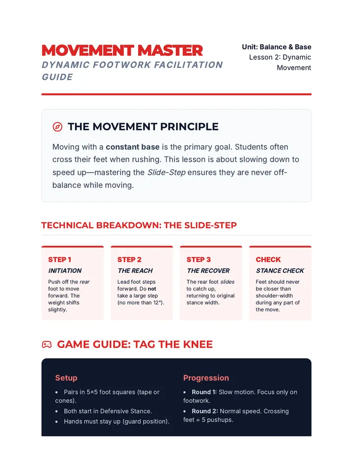 Movement Master Teacher Guide