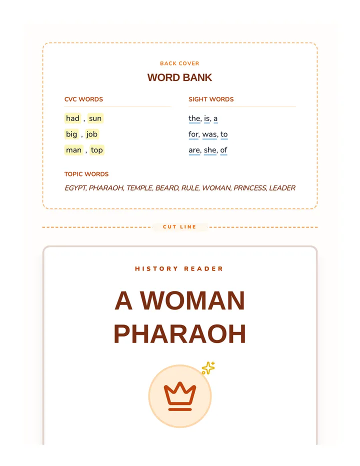 Hatshepsut Decodable Reader Document