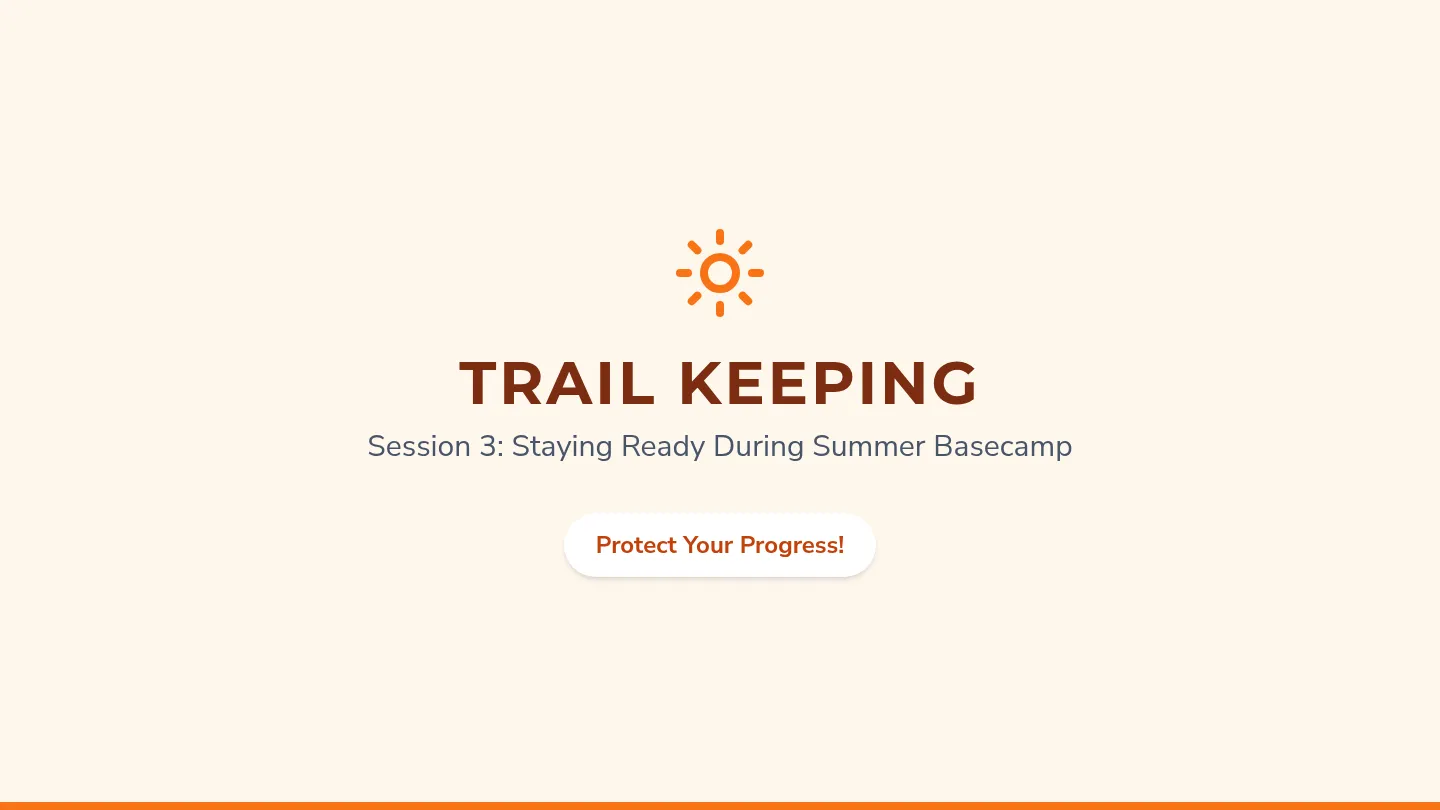 Trail Keeping Slides