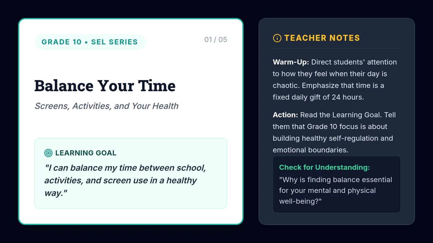 Balanced Life Slides