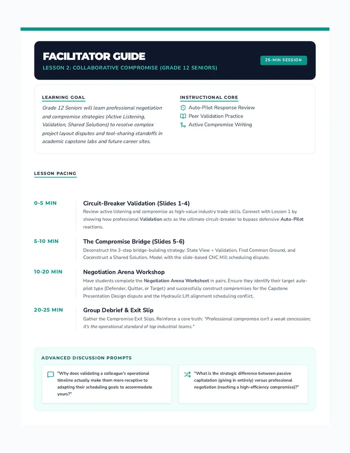 Facilitator Guide Compromise page 1