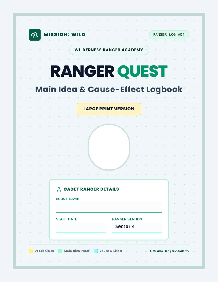 Wilderness Rangers Workbook