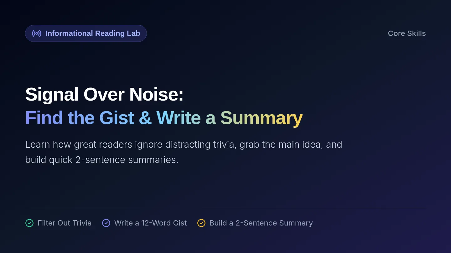 Gist Mastery Slides