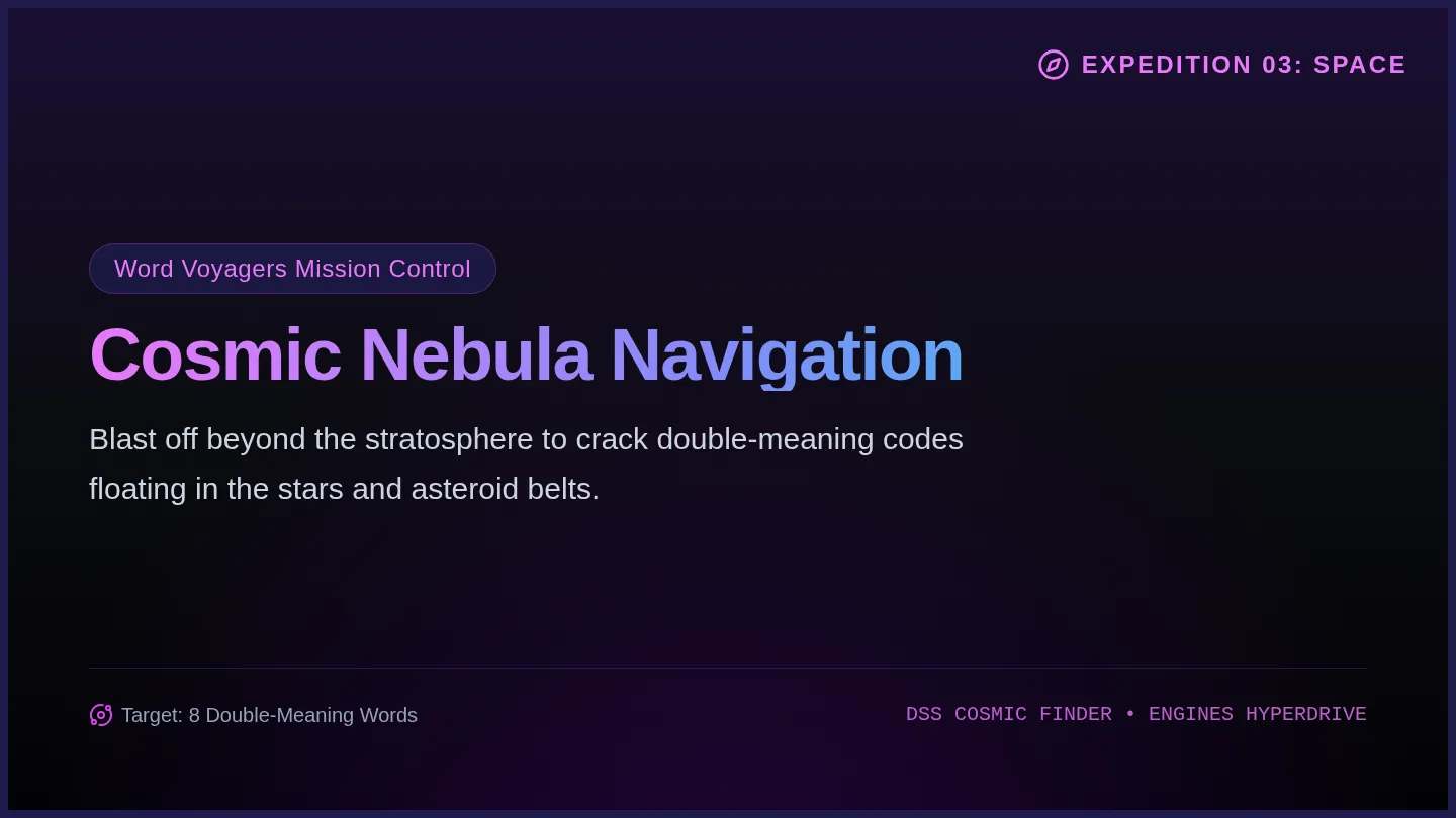 Cosmic Nebula Slides