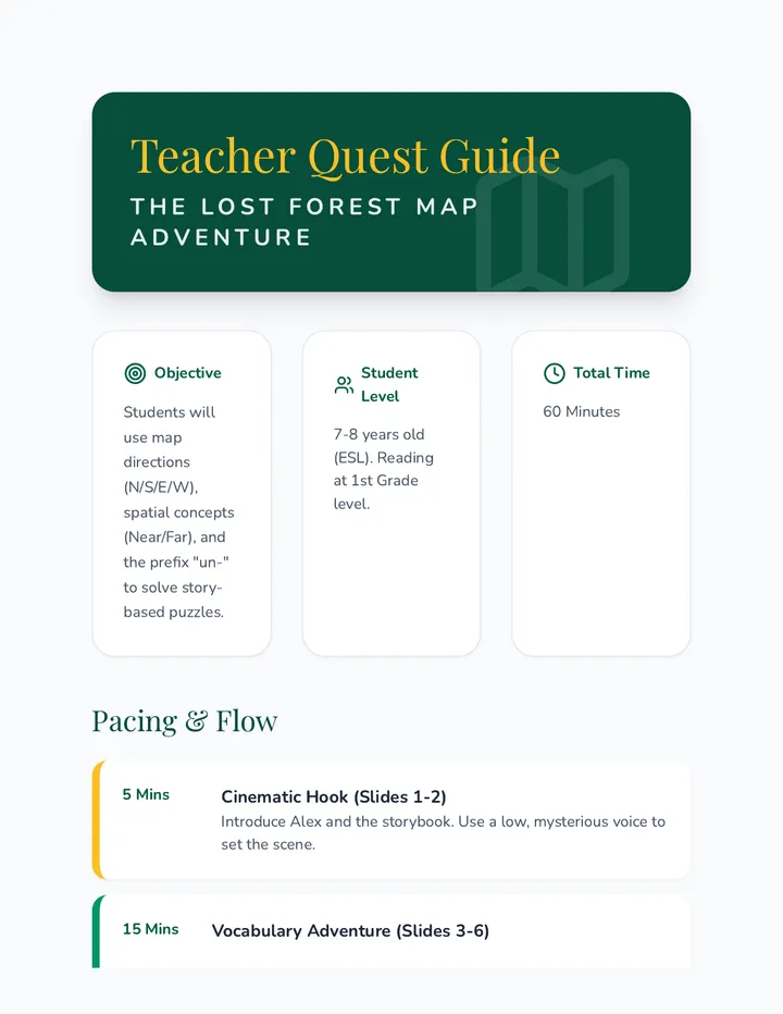 Forest Quest Teacher Guide