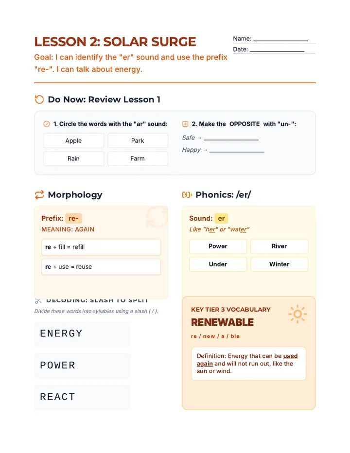 Solar Surge Handout 2