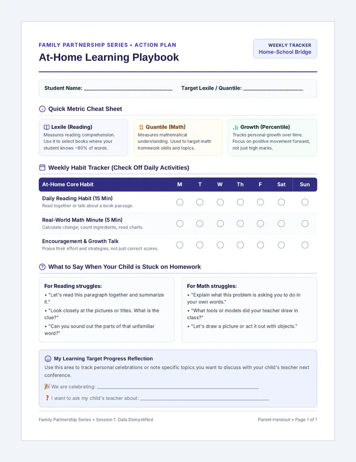 Data Demystified Parent Handout