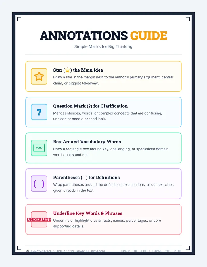 Annotations Guide Poster