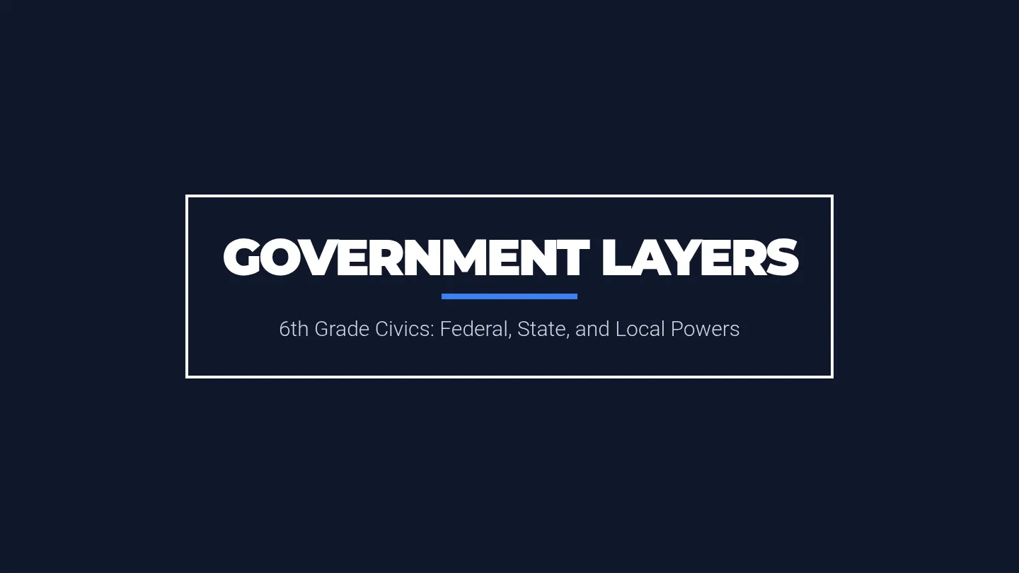 Government Layers Slides