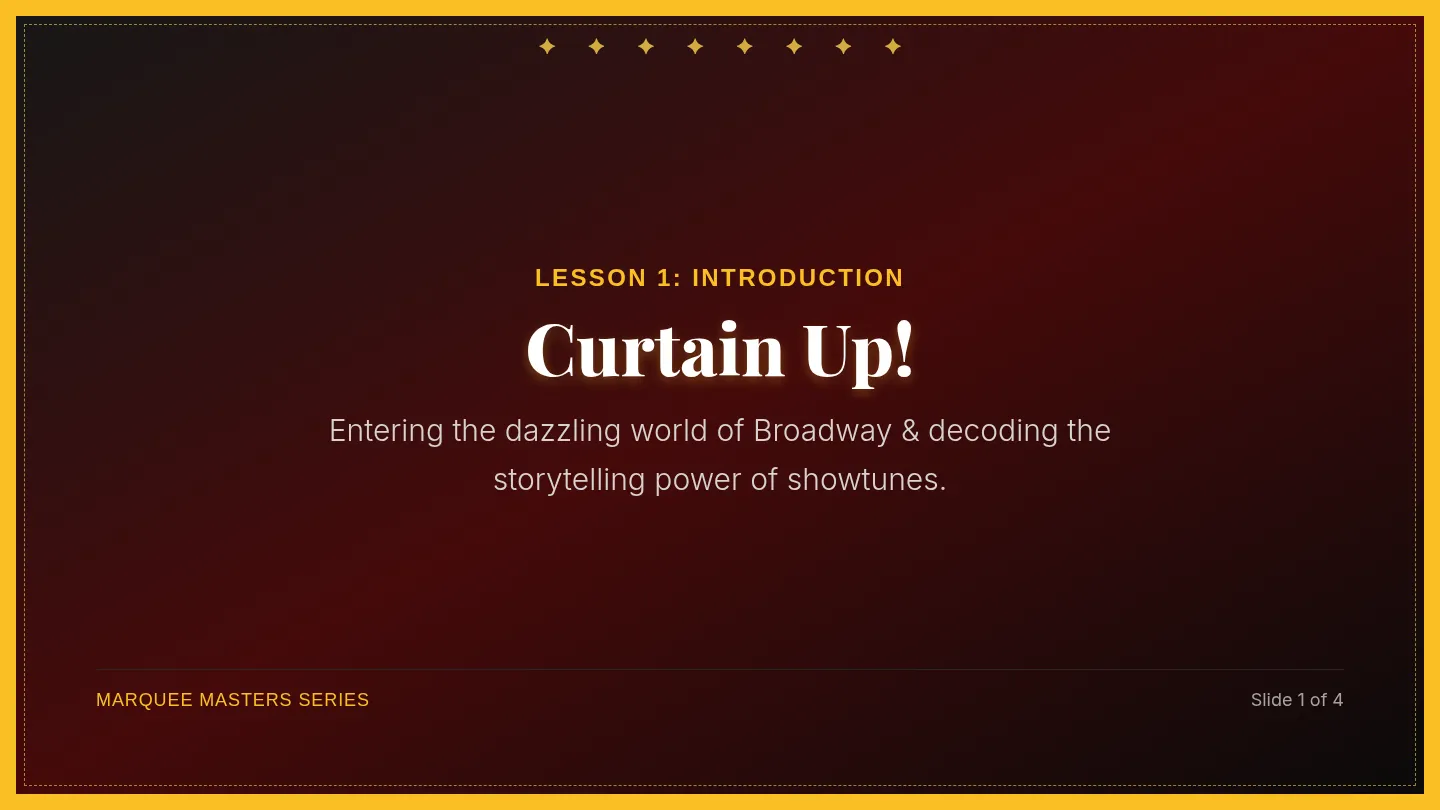 Curtain Up Slides