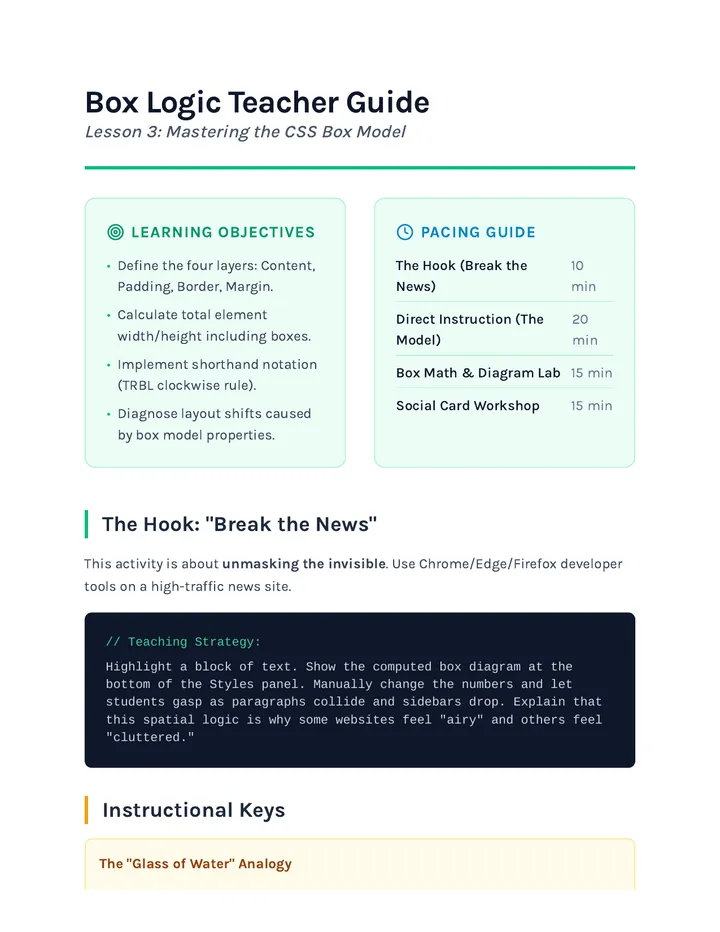 Box Logic Teacher Guide