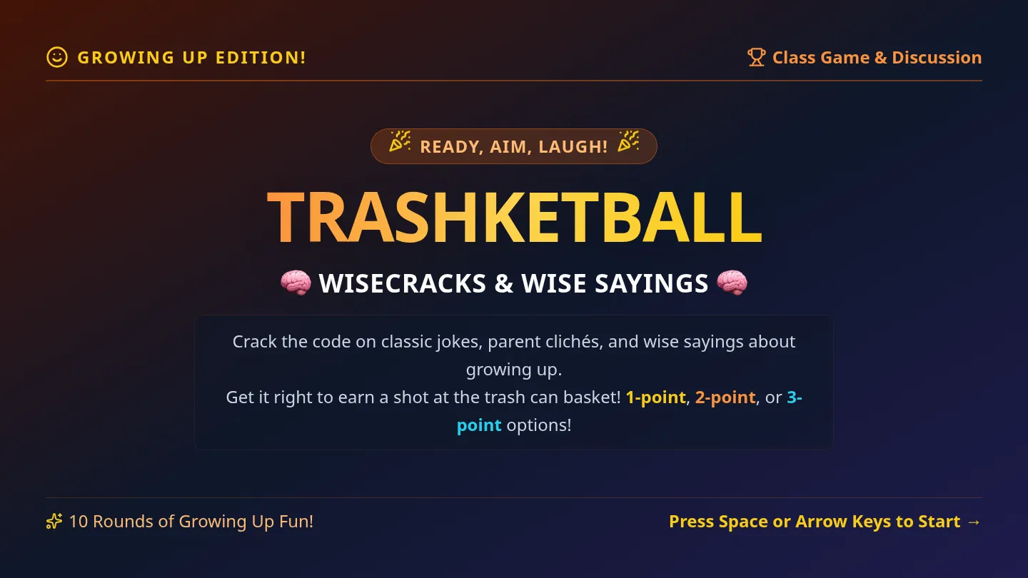 Trashketball Slides