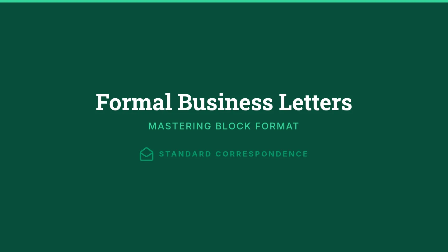 Block Format Slides