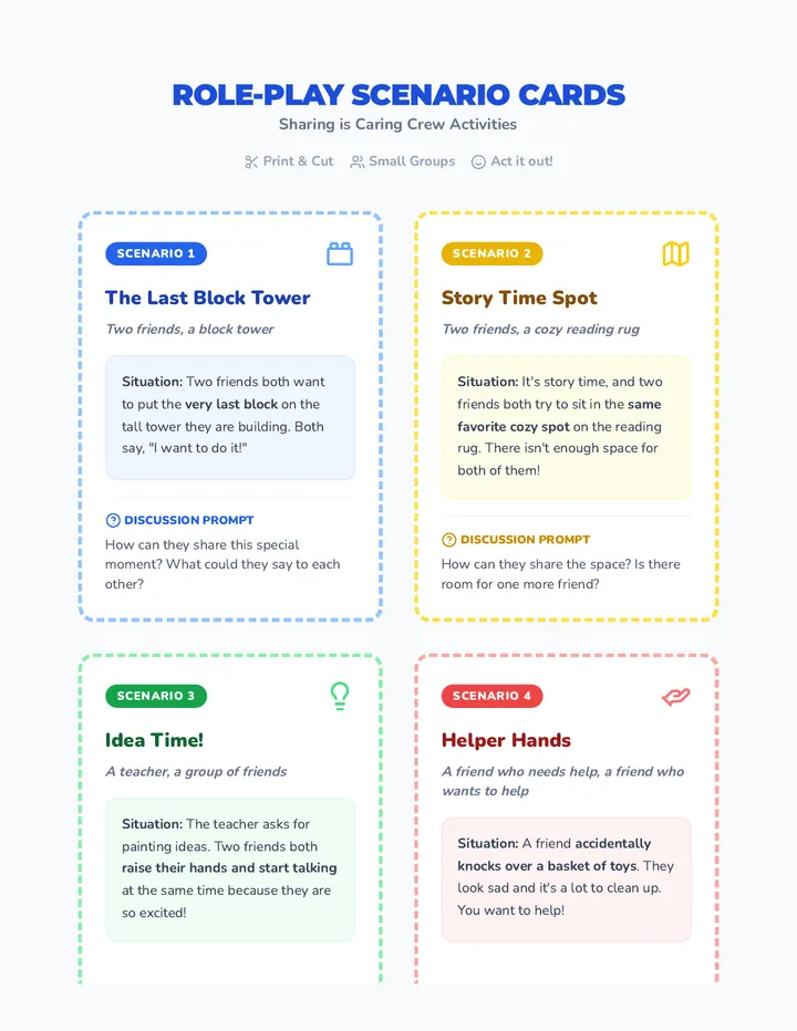 Role-Play Scenario Cards