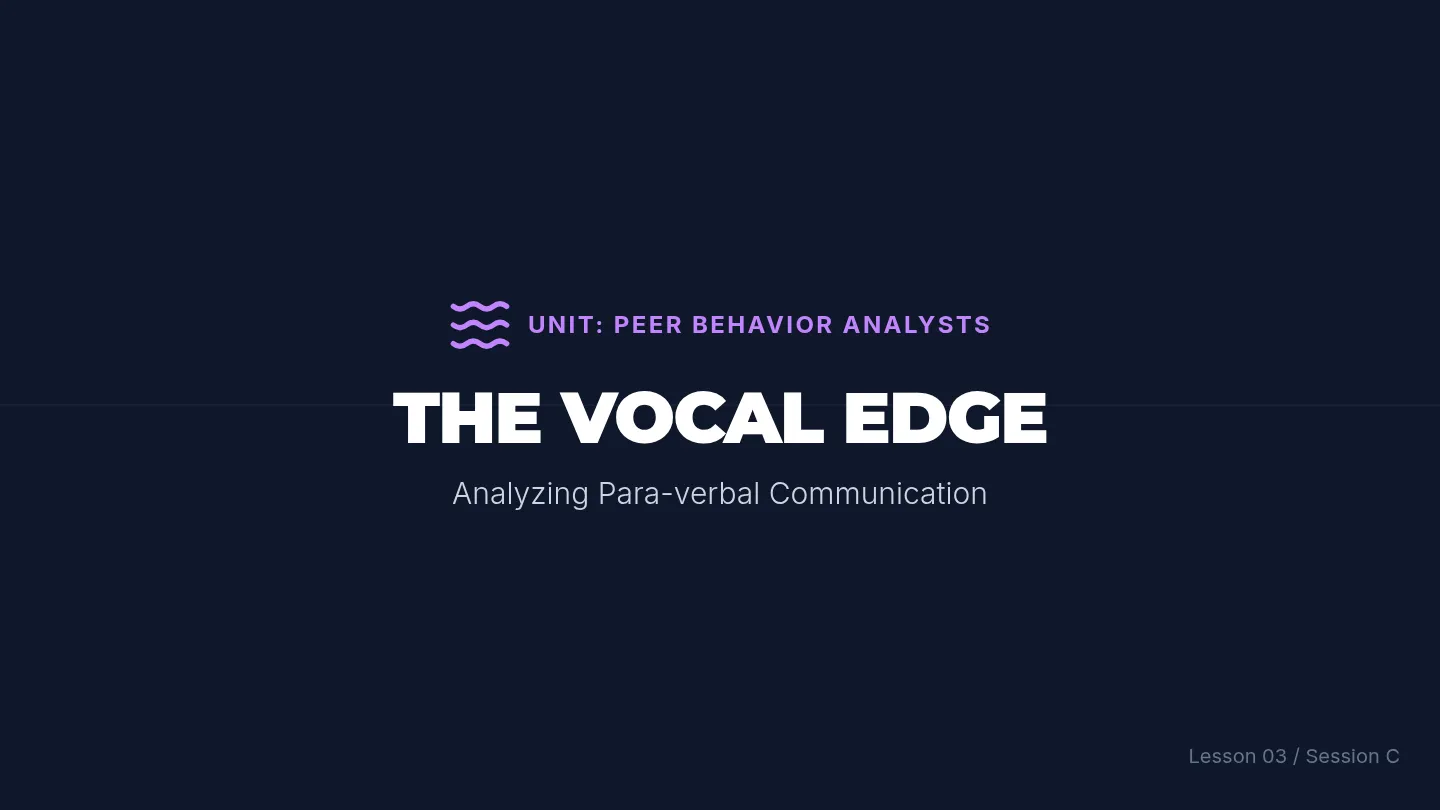 Vocal Edge Slides
