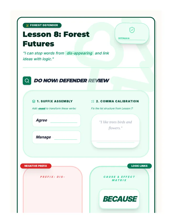 Forest Futures Handout 8