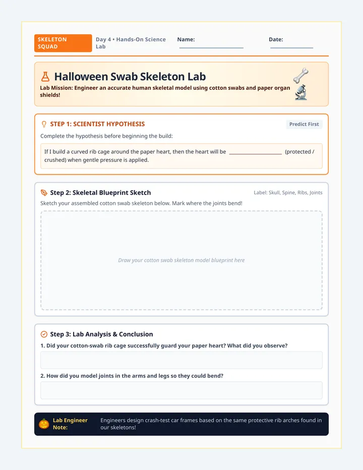 Swab Skeleton Notebook Entry