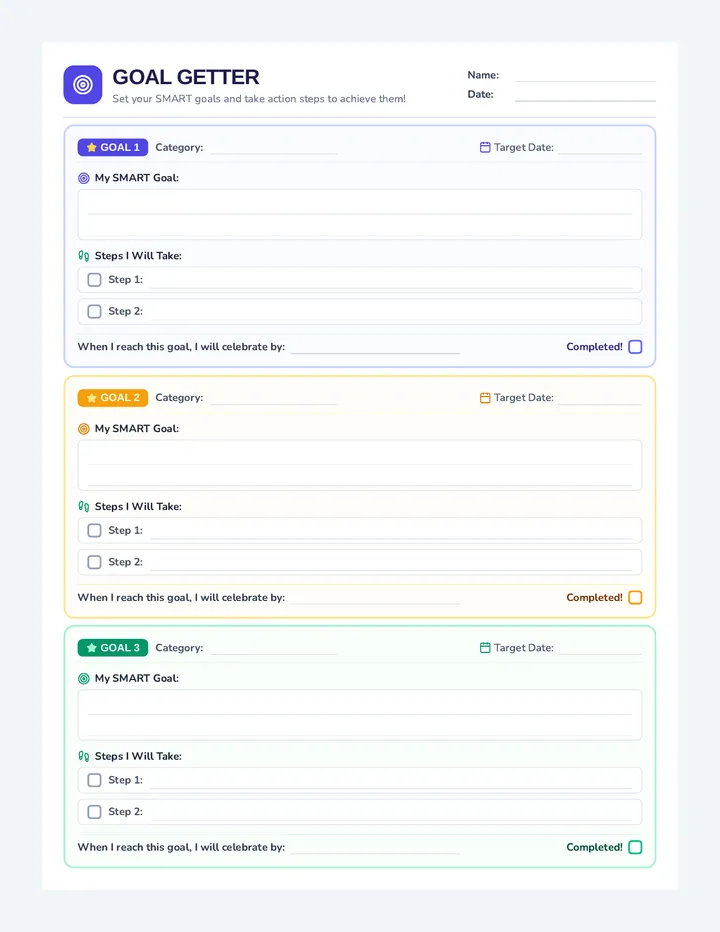 Goal Getter Templates
