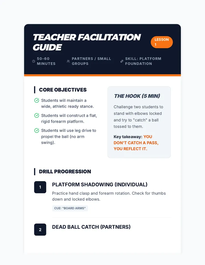 Platform Power Teacher Guide