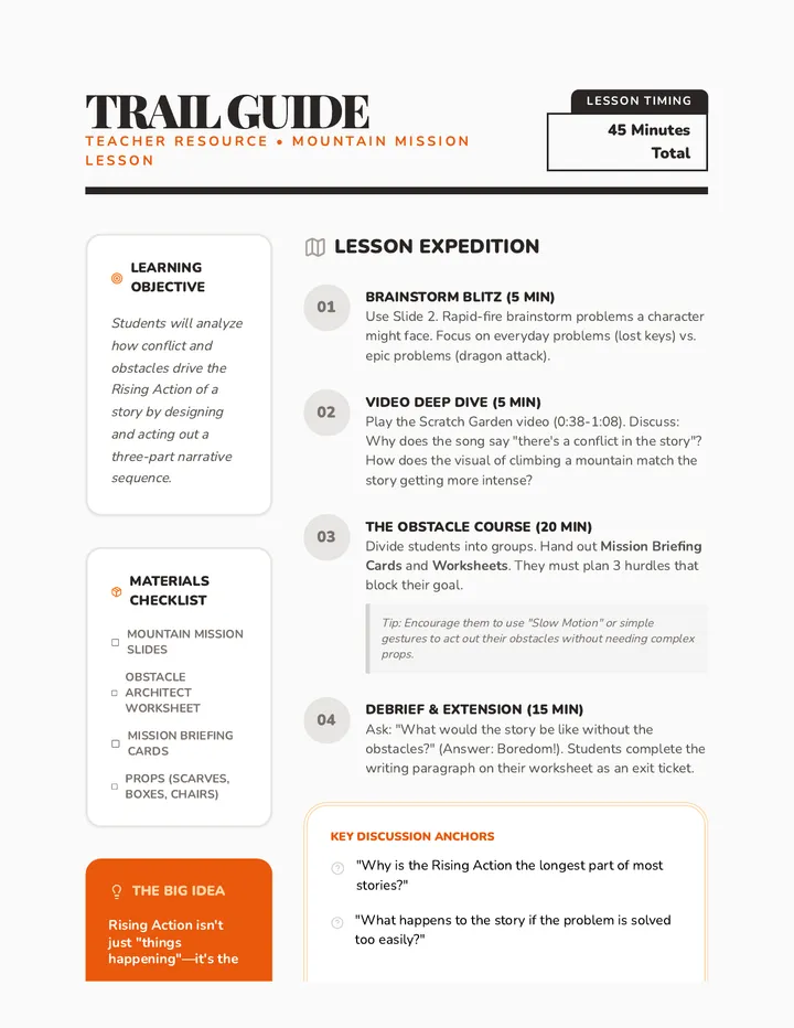 Trail Guide Teacher Resource