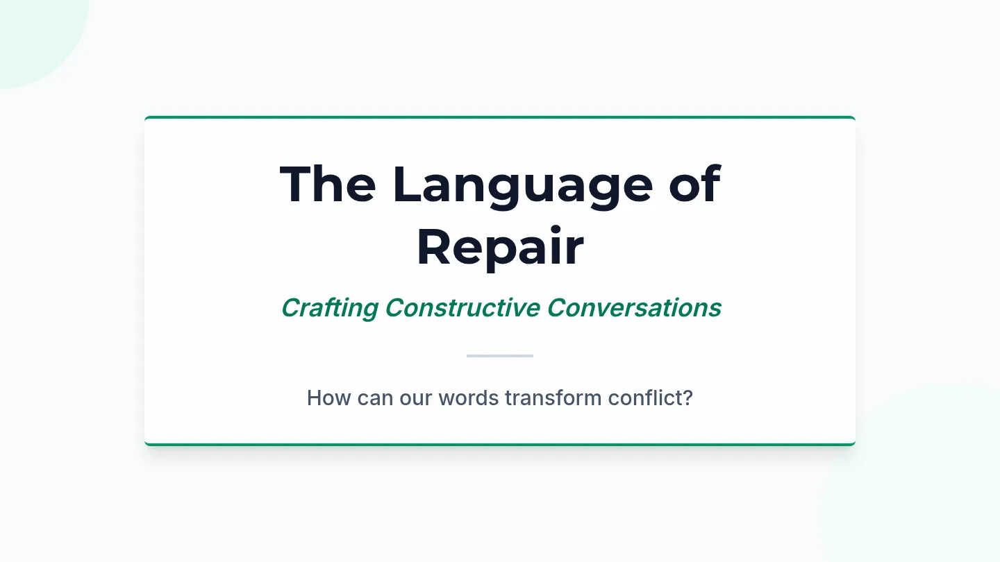 Words That Heal Slides