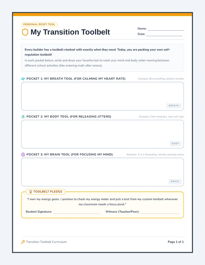 Transition Toolbelt Reset Tool
