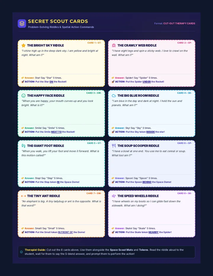 Secret Scout Cards