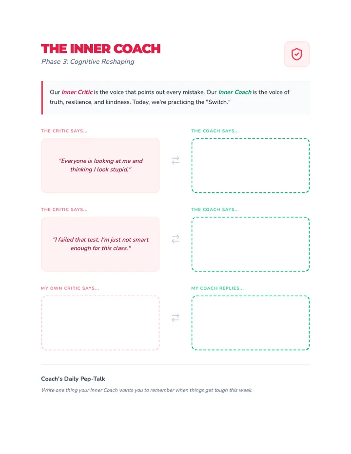 Inner Coach Worksheet