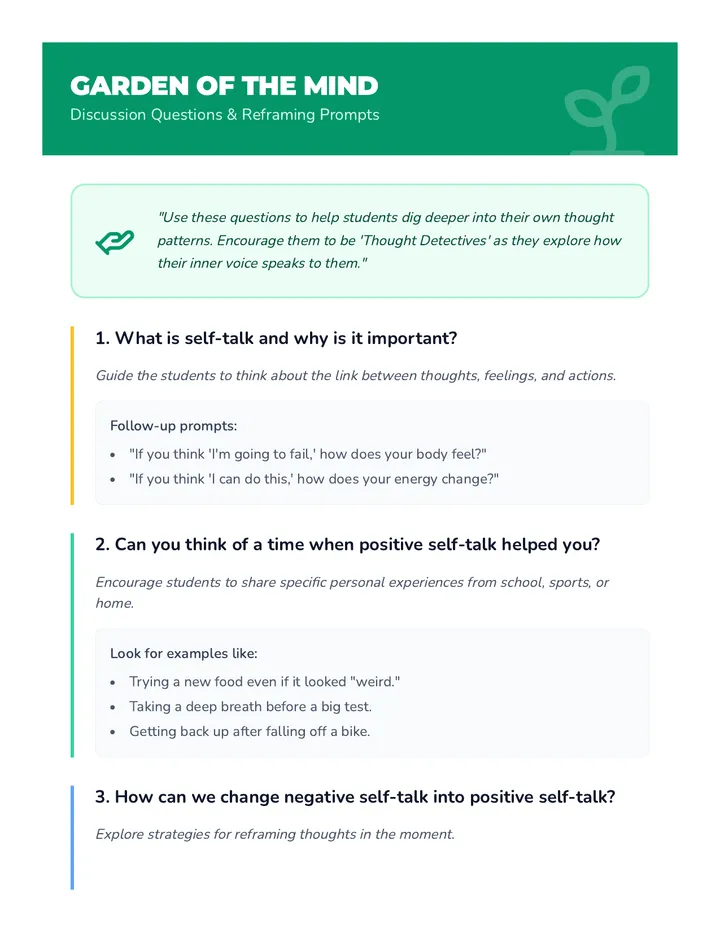 Discussion Questions Guide
