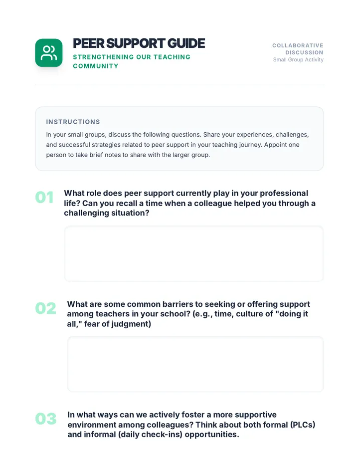 Peer Support Guide