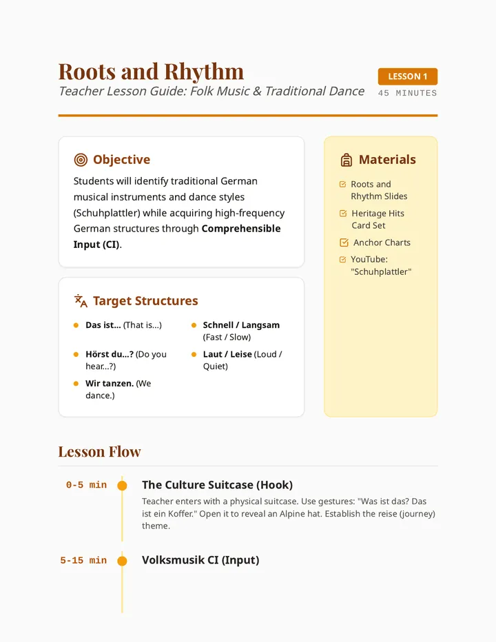 Roots and Rhythm Teacher Guide
