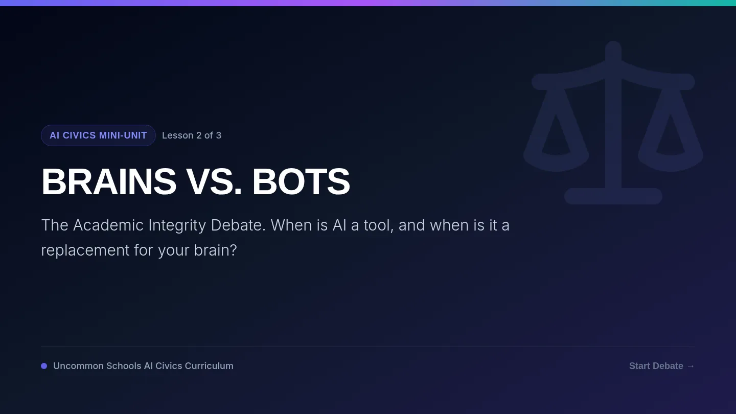 Integrity Debate Slides
