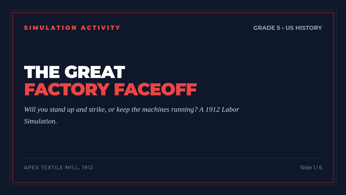 Factory Faceoff Slides