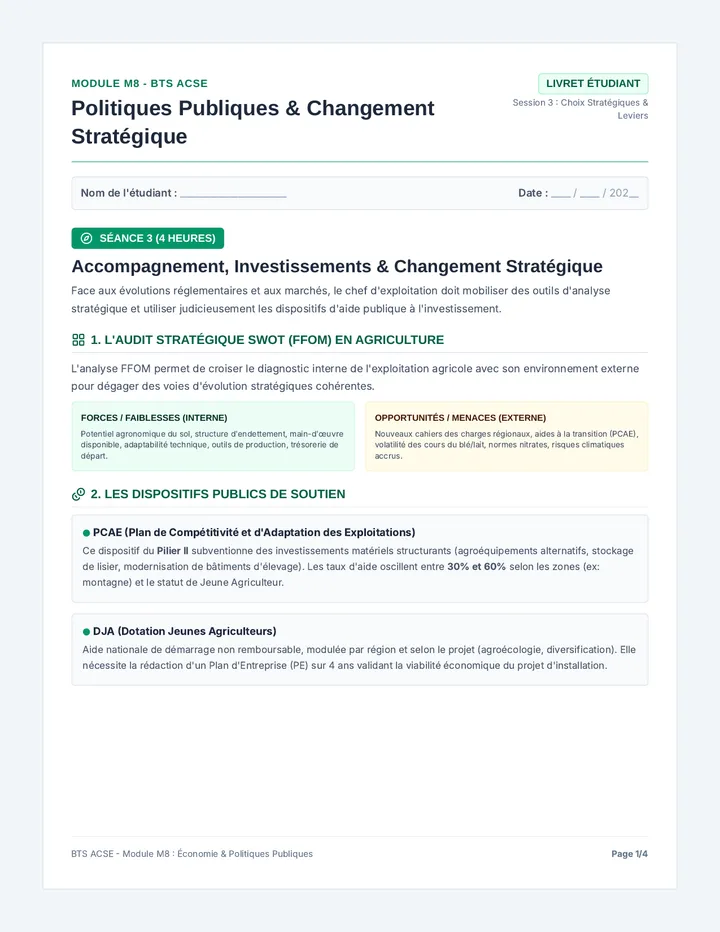Stratégie Choix Livret Étudiant